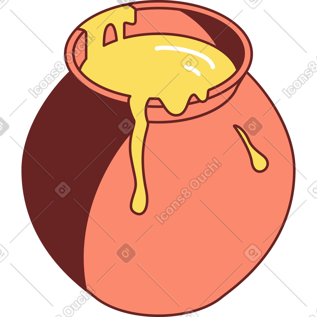 Illustration Mon chéri dans le style Storyline à télécharger aux formats PNG, SVG
