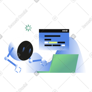 Ilustraciones vectoriales estilo Network en PNG y SVG