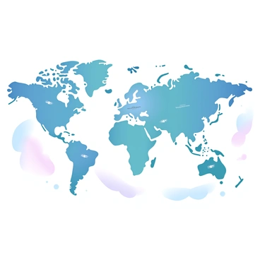 A detailed map is spread out displaying various regions across the globe where fireflies thrive. Each region is highlighted in gradient pastel colors, showcasing a diverse range of habitats including lush forests, wetlands, grassy meadows, and marshlands. Small icons of fireflies are scattered throughout the map, indicating specific locations where they are commonly found. Labels in elegant fonts point out names of habitats such as "tropical rainforest," "temperate woodland," and "open grassland." The background is a gentle wash of soft hues representing the sky, enhancing the visibility of the habitats marked on the map.