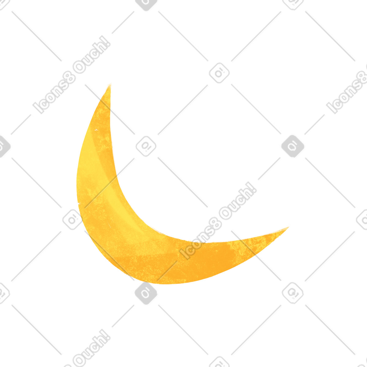 Illustration Croissant dans le style Bonbon à télécharger aux formats PNG, SVG