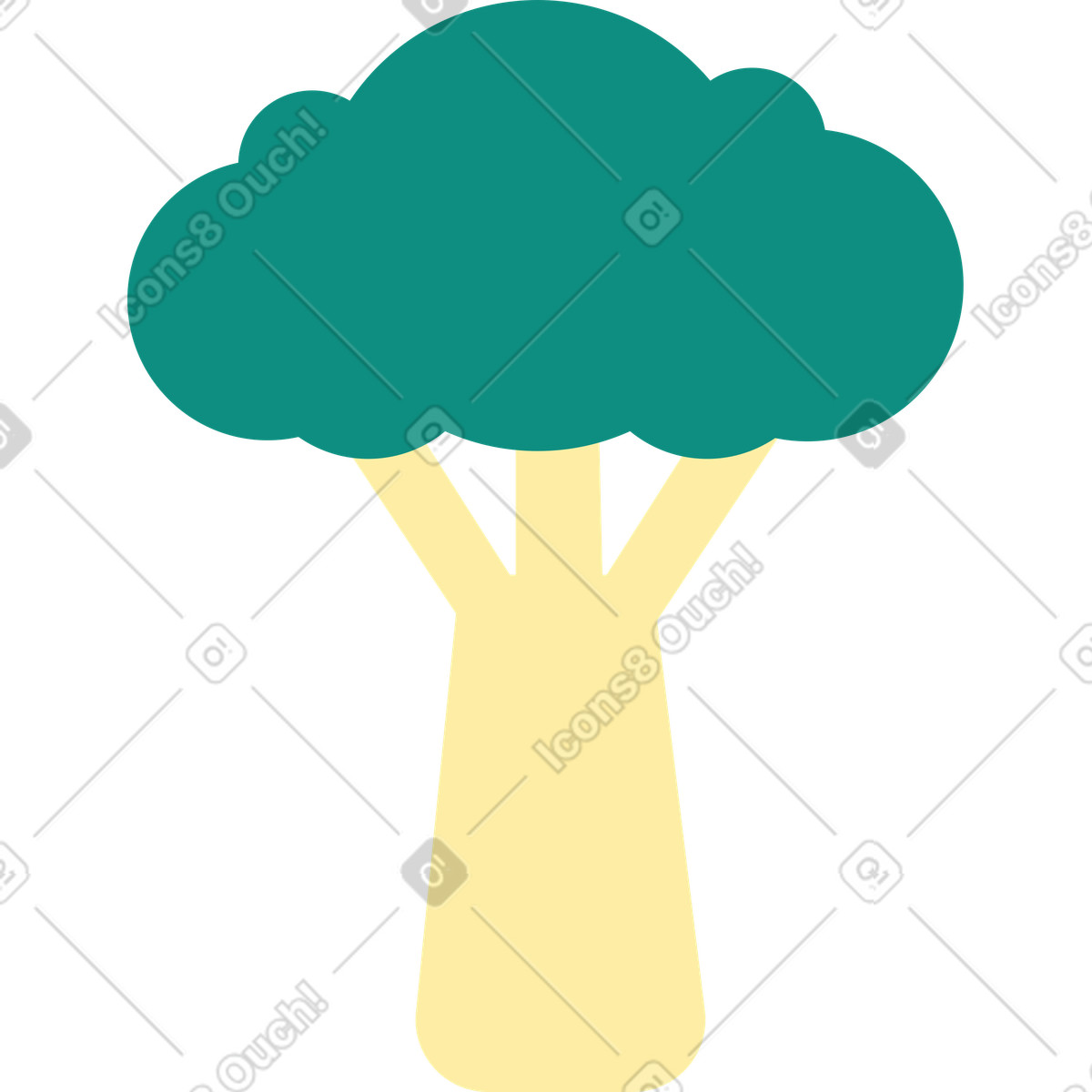Kohl-Illustration im Polar-Stil als Download in PNG, SVG