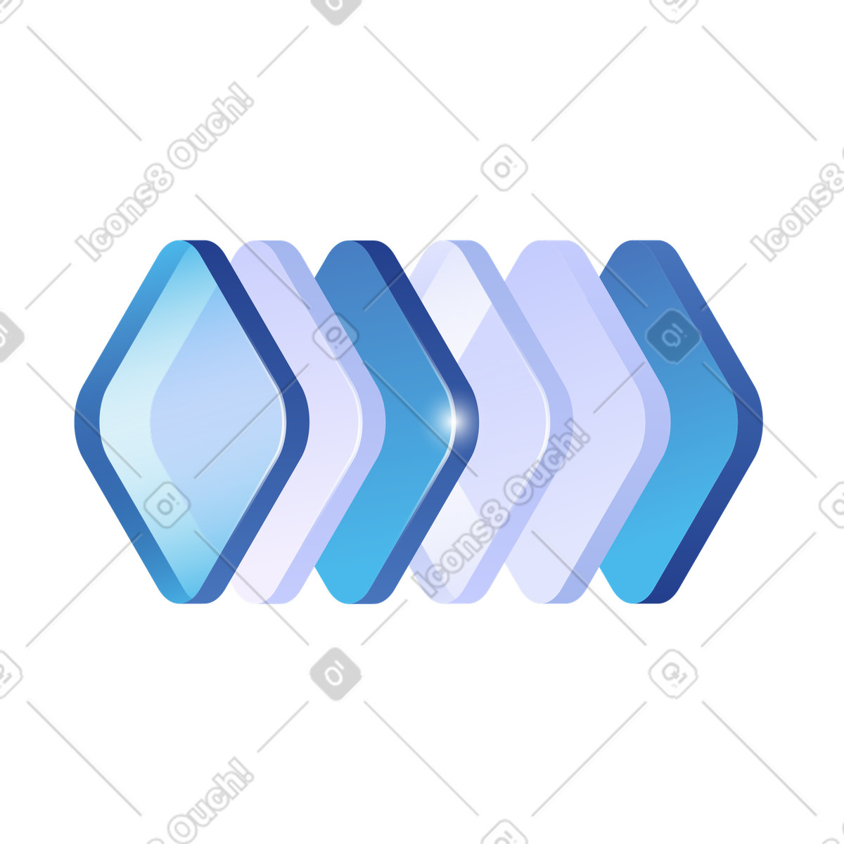 Stacked data panels, Digital file organization and catalog illustration in Quantum style download in PNG, SVG