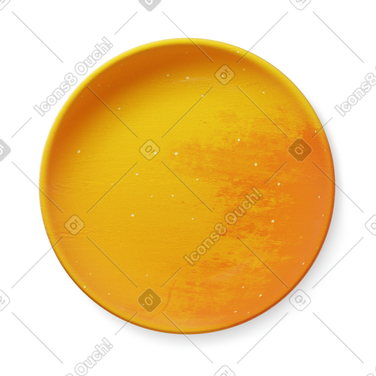 Round shape illustration in 3D Microsoft Fluent style download in PNG, SVG