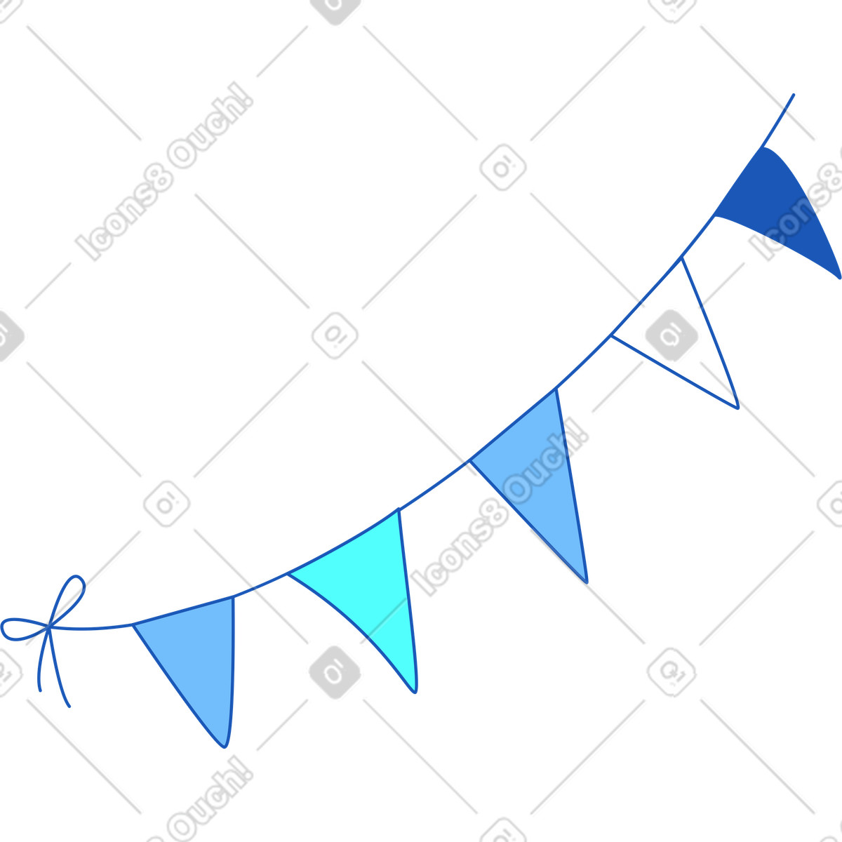 Weihnachtsdekoration-Illustration im Storyline-Stil als Download in PNG, SVG
