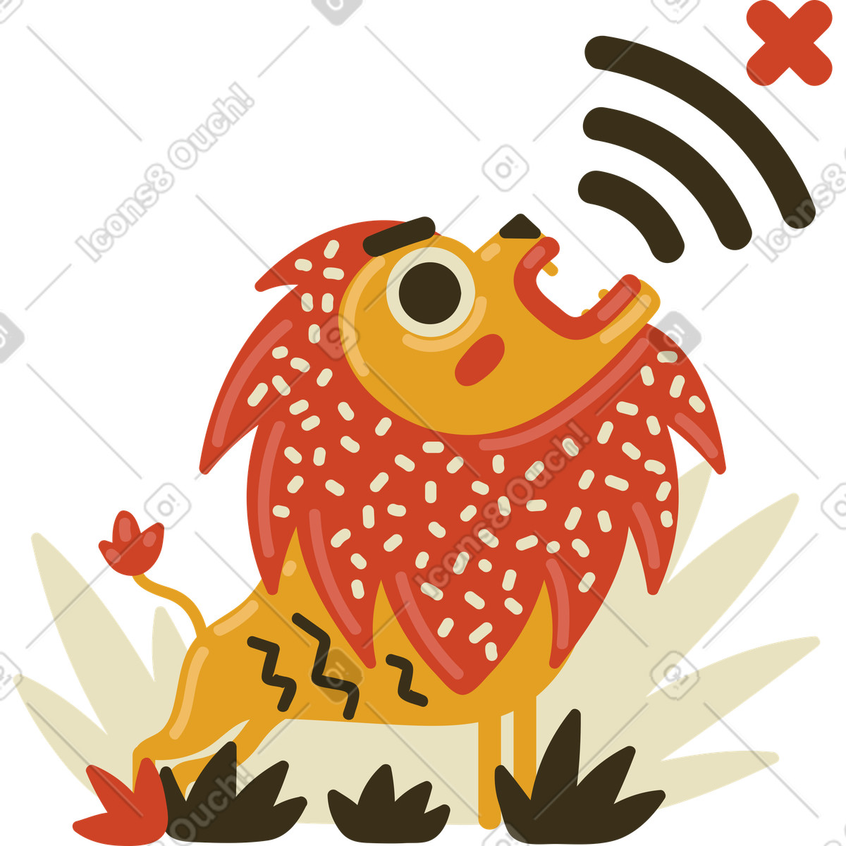 No connection illustration in PNG, SVG