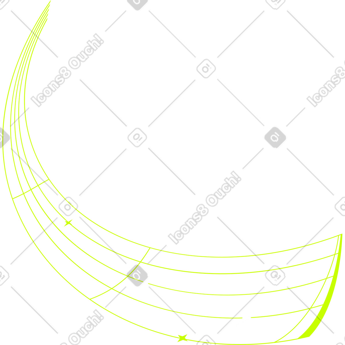 Musical note stanza-Illustration im Space-Stil als Download in PNG, SVG