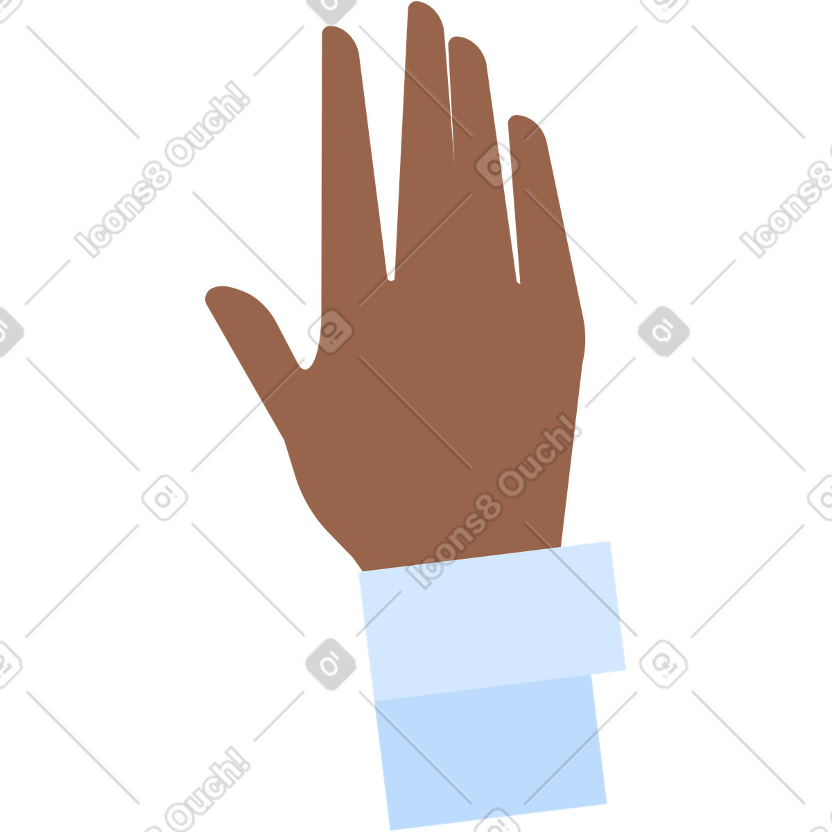 Ilustração de Mão em no estilo Urban para baixar em PNG, SVG