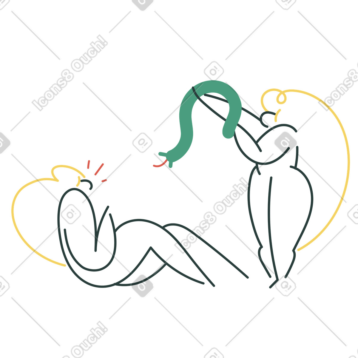 Schlechter witz-Illustration im Macaroni-Stil als Download in PNG, SVG