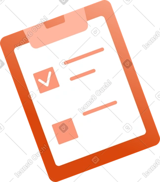 Presse-papiers avec un document PNG, SVG