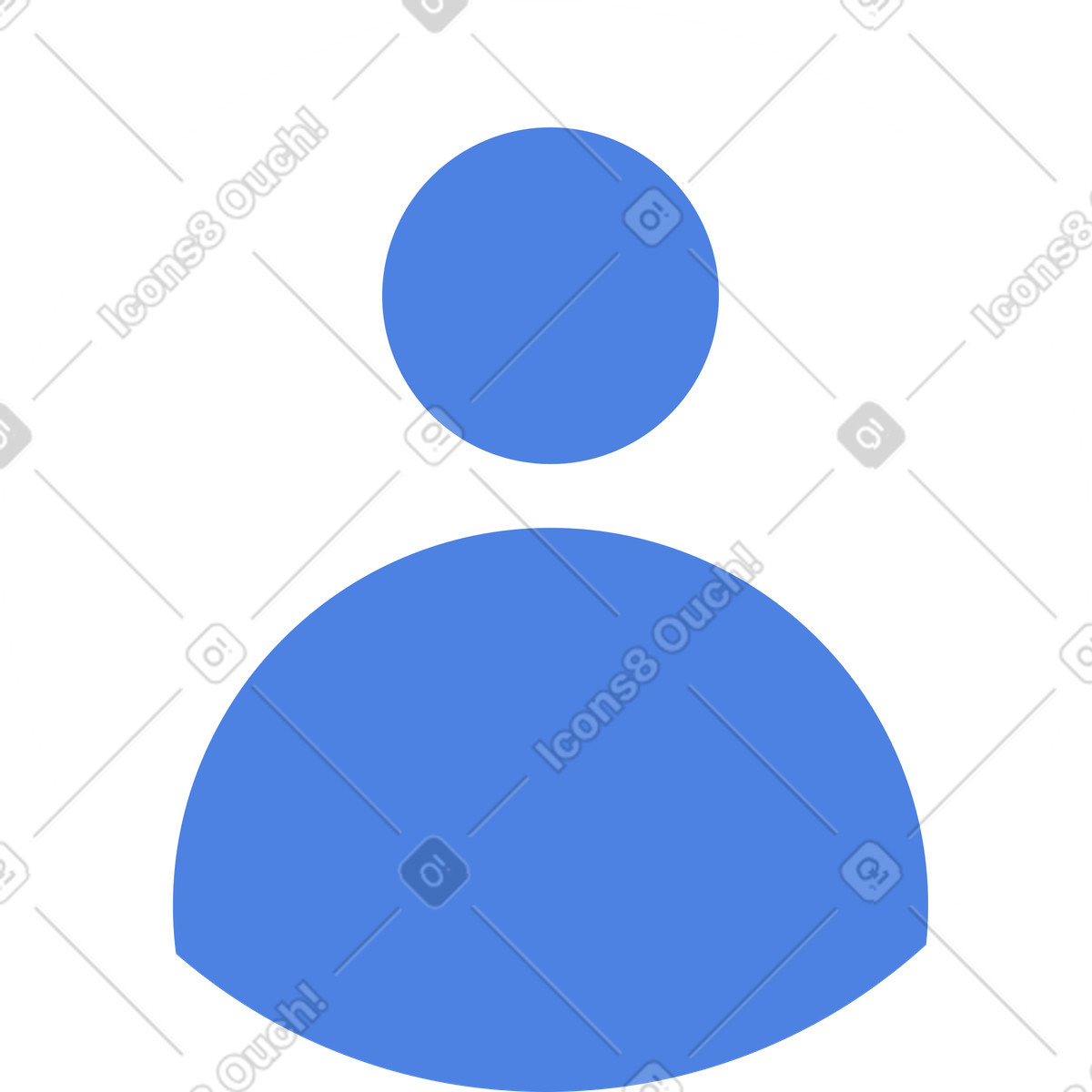 Ilustraci&oacute;n User icon en estilo Network a descargar en PNG y SVG