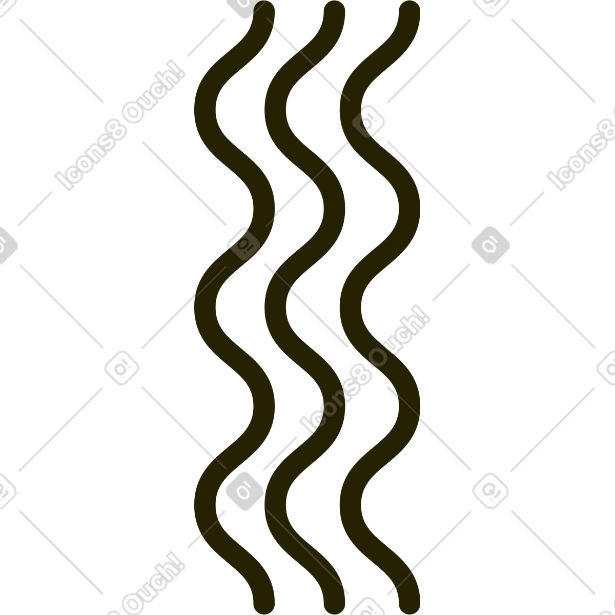 Illustration Nouilles dans le style Spot à télécharger aux formats PNG, SVG