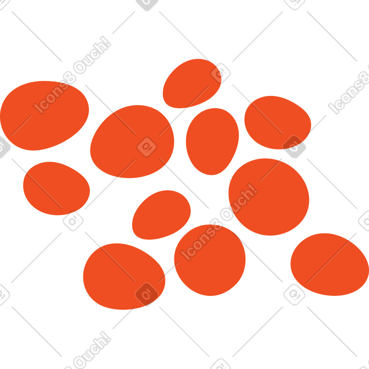 下载 Flame 风格的 橘子 插画，支持 PNG、SVG 格式