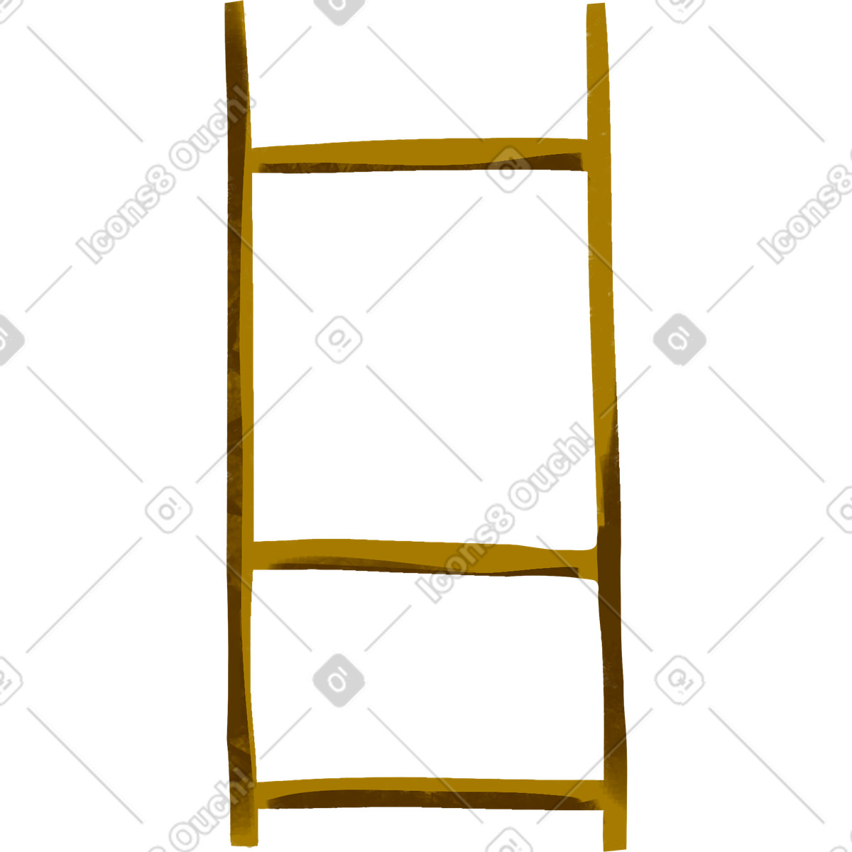 Shelf illustration in Atomic style download in PNG, SVG