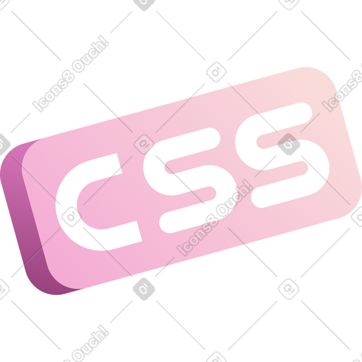 Testo css illustrazione in stile Levels scarica in PNG, SVG