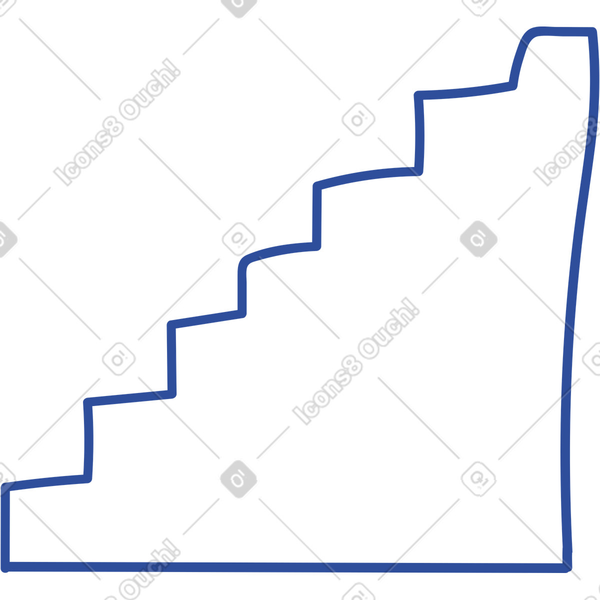 Ilustração de Escadaria em no estilo Lime para baixar em PNG, SVG