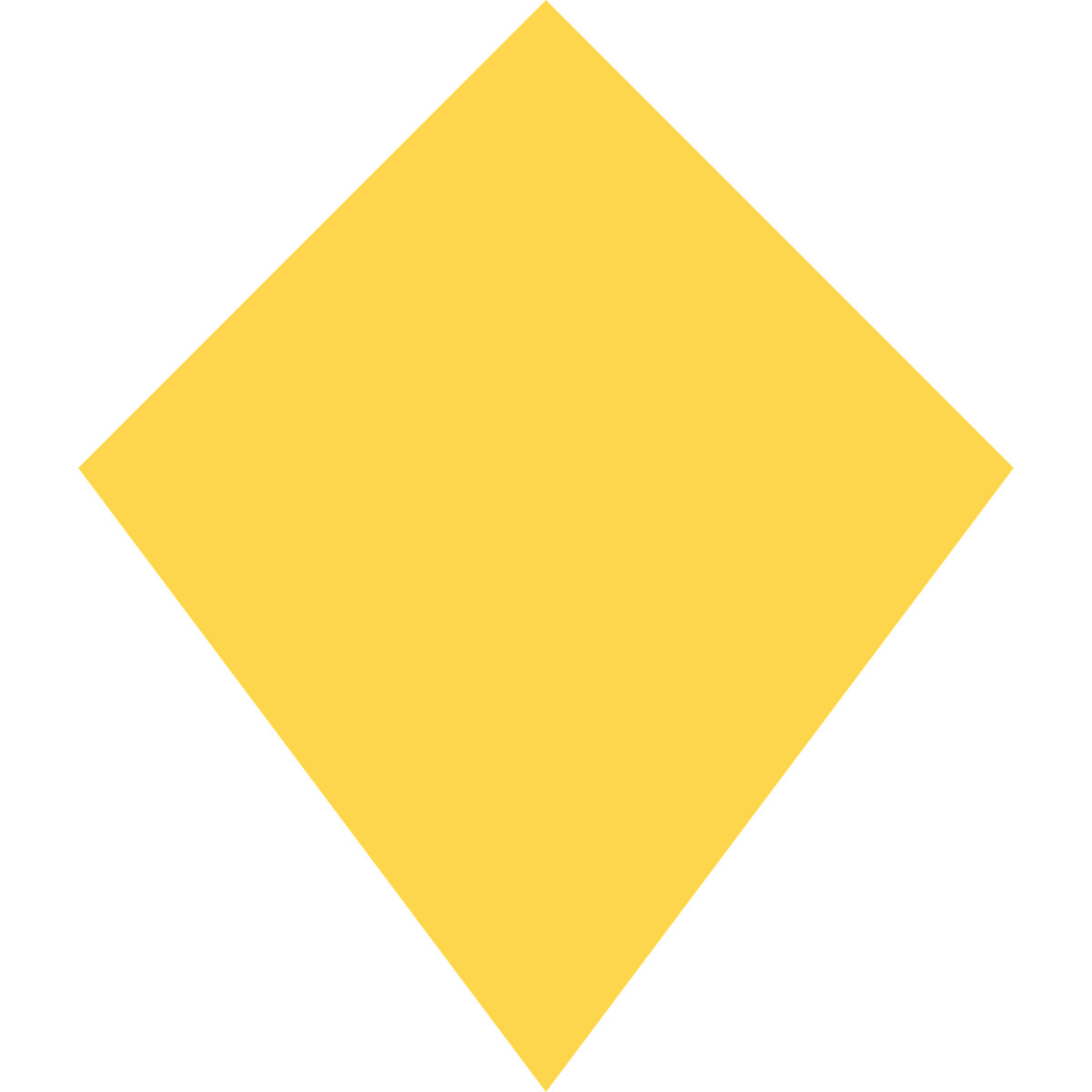 Ilustración Kite yellow en estilo Fogg a descargar en PNG y SVG
