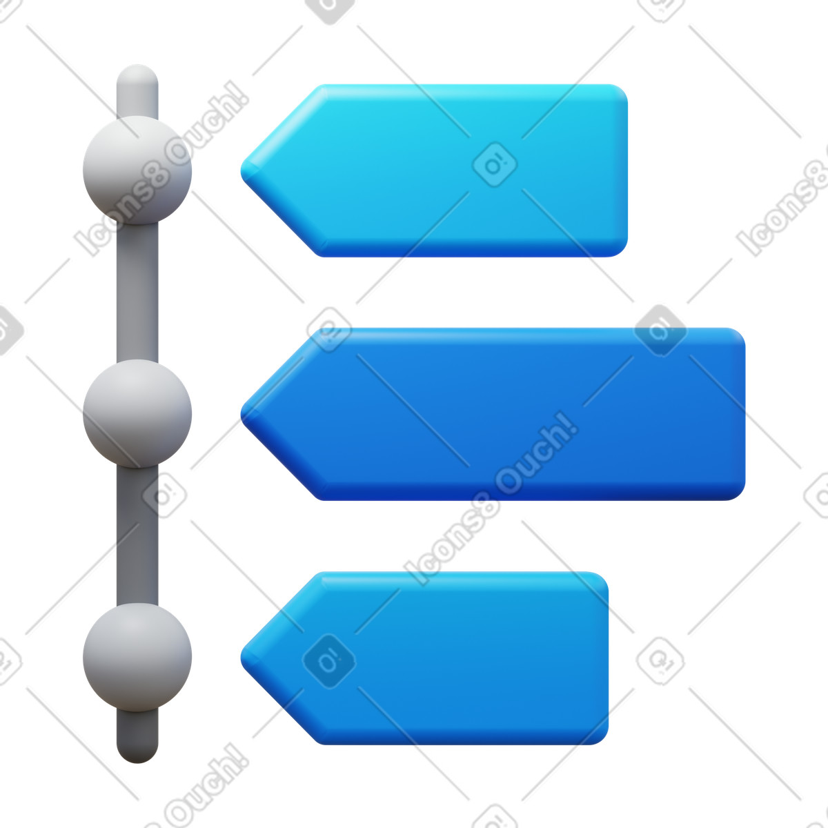 Timeline illustrazione in stile 3D Fluency scarica in PNG, SVG
