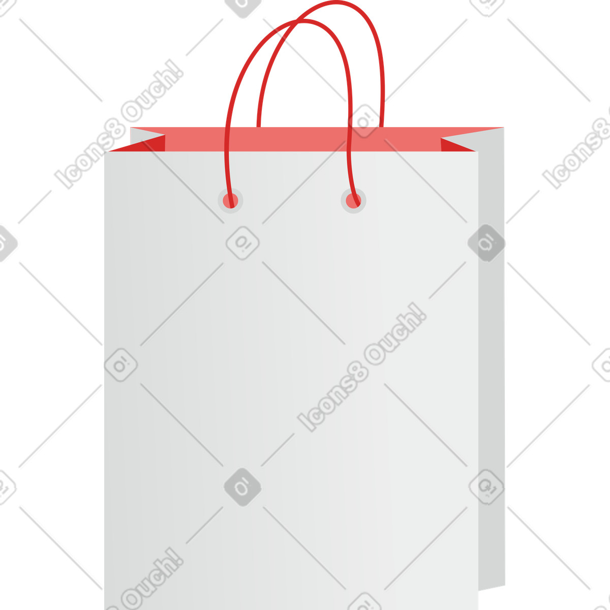 Ilustración Bolsa de la compra en estilo Clip a descargar en PNG y SVG