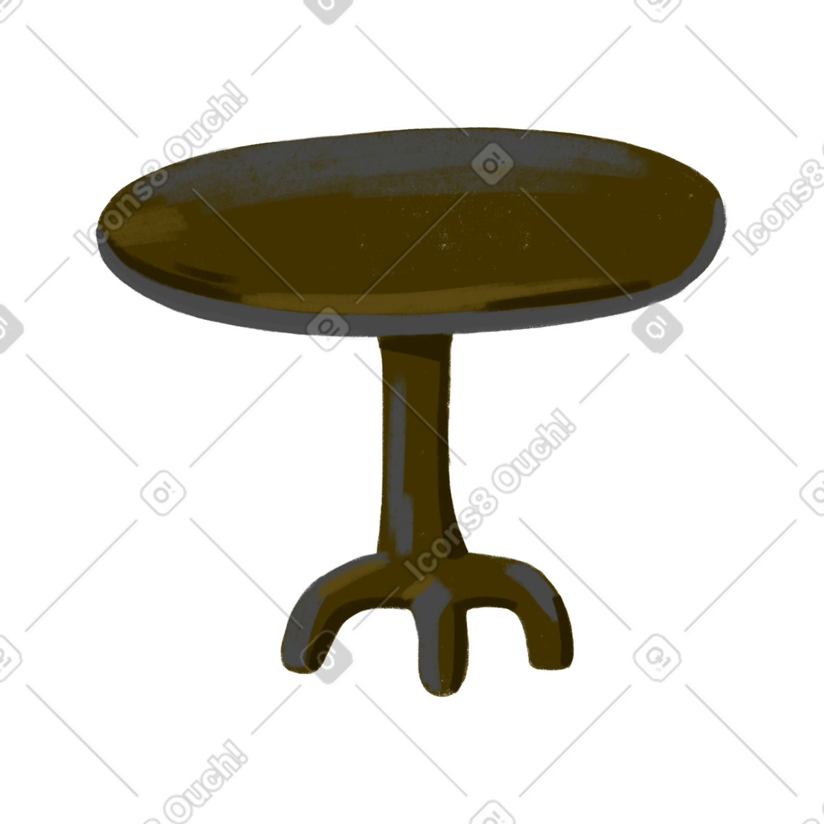 Illustration Table dans le style Atomic à télécharger aux formats PNG, SVG