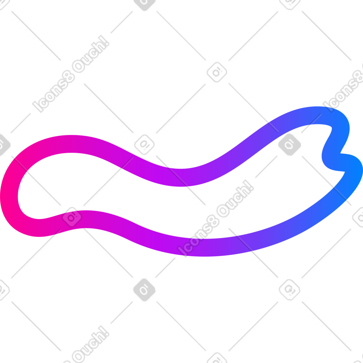 Abstract shape illustration in Vibrant style download in PNG, SVG