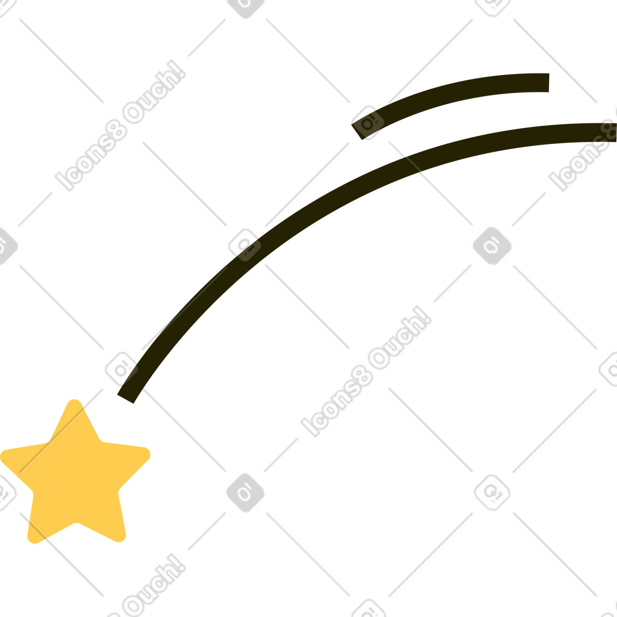 Stars illustration in Spot style download in PNG, SVG