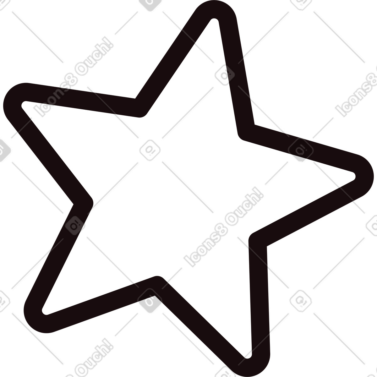 Ilustración Estrella en estilo Delight a descargar en PNG y SVG