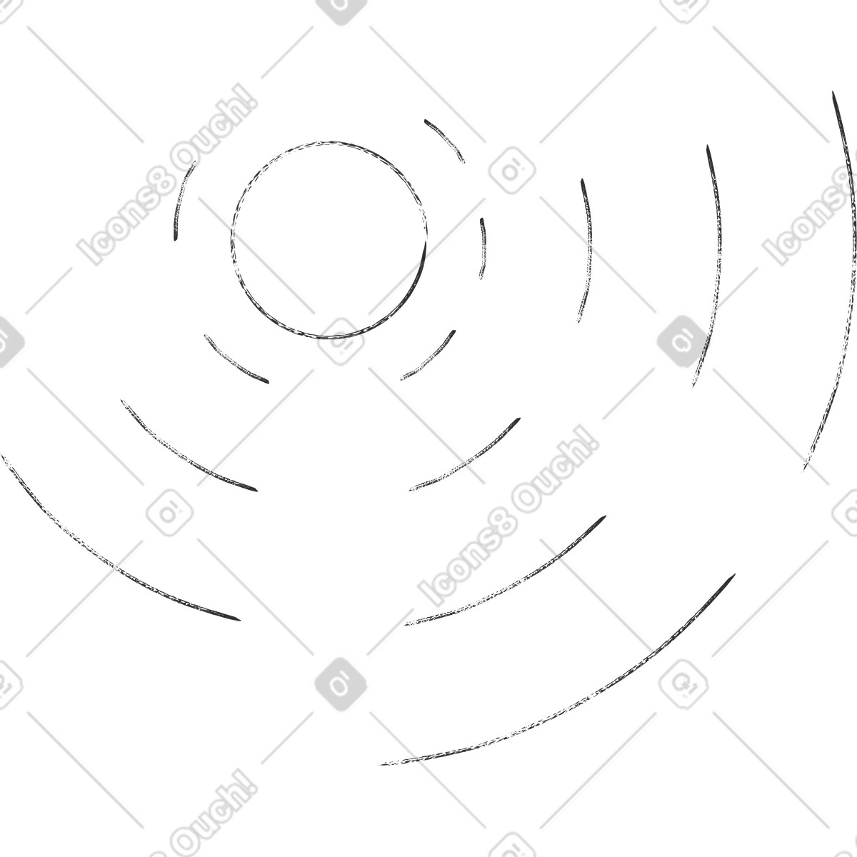 Ilustração de Halo luz em no estilo Graphite para baixar em PNG, SVG