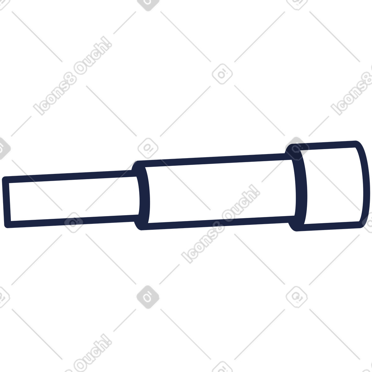 下载 Urban Line 风格的 望远镜线 插画，支持 PNG、SVG 格式