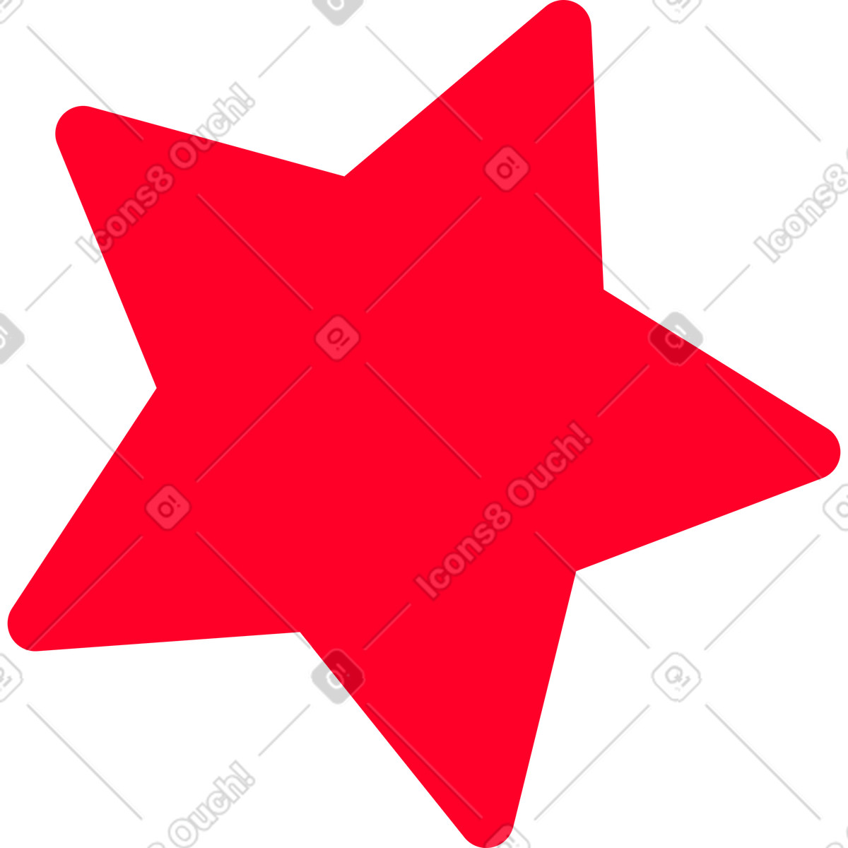 Ilustración Estrella en estilo Transistor a descargar en PNG y SVG