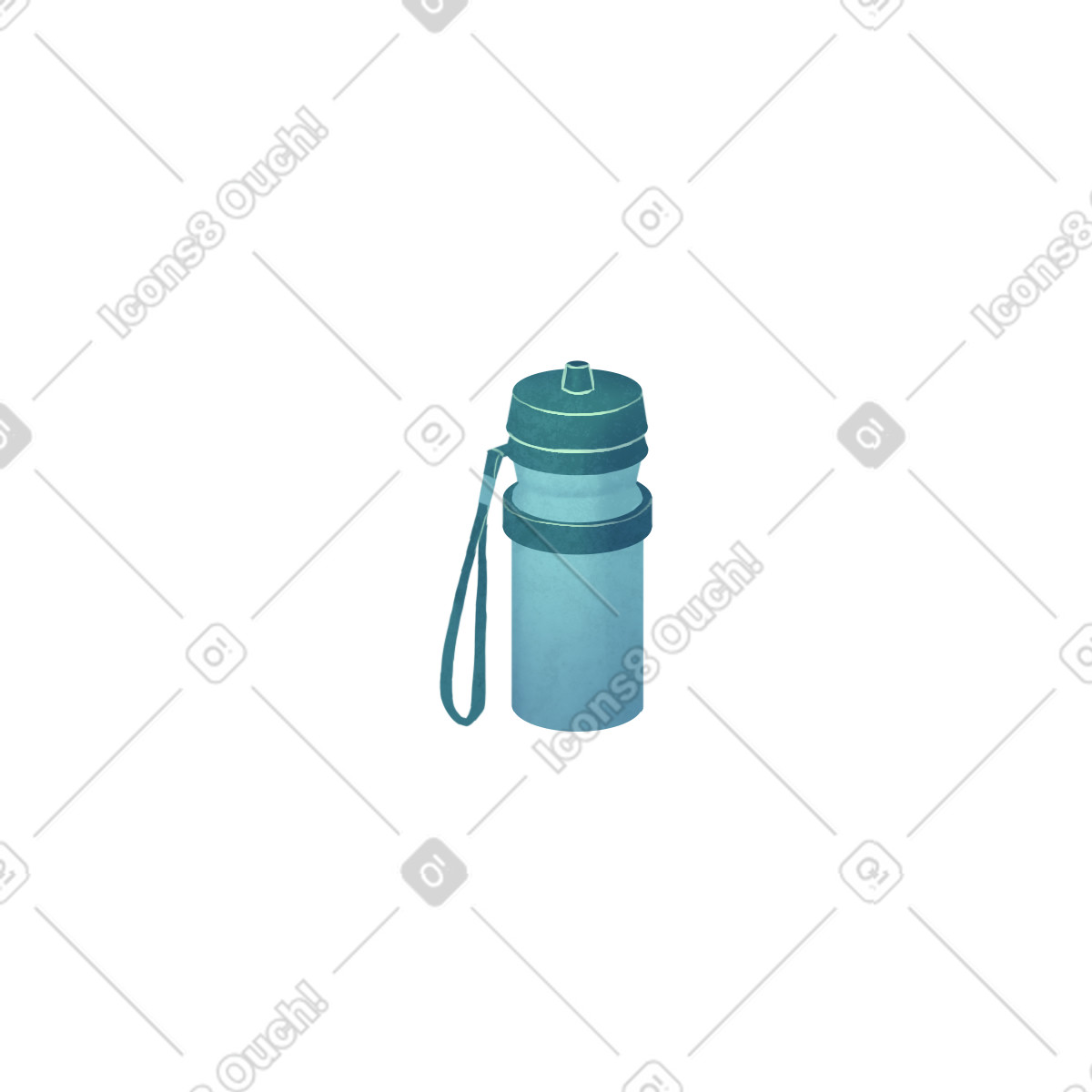 Иллюстрация Sport bottle в стиле Lifestyle — скачать в форматах PNG, SVG