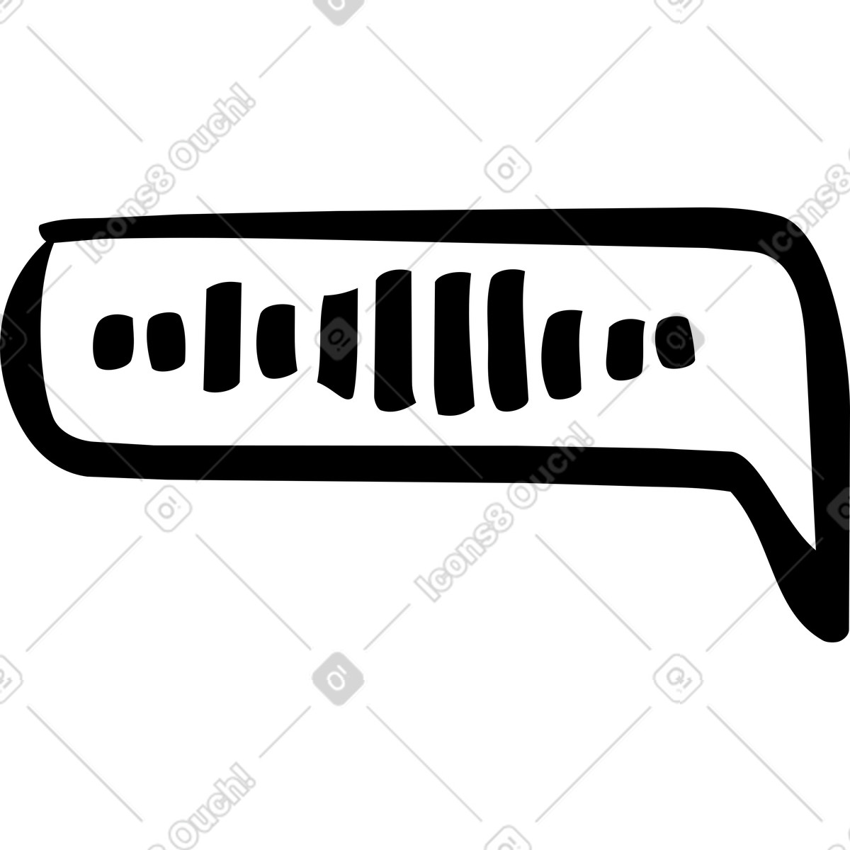 Ilustração de Microphone icon representing audio recording and sending voice message online em no estilo Line para baixar em PNG, SVG