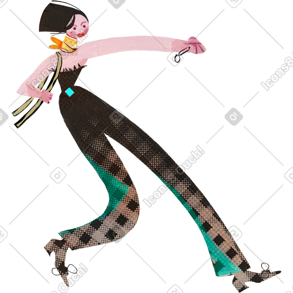 Fabulous スタイルの 夫人 のイラストをPNG、SVG形式でダウンロード