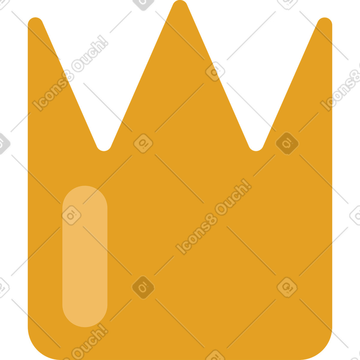 下载 Arabica 风格的 王冠 插画，支持 PNG、SVG 格式