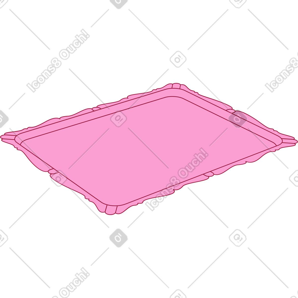 Ilustração de Bandeja em no estilo Storyline para baixar em PNG, SVG