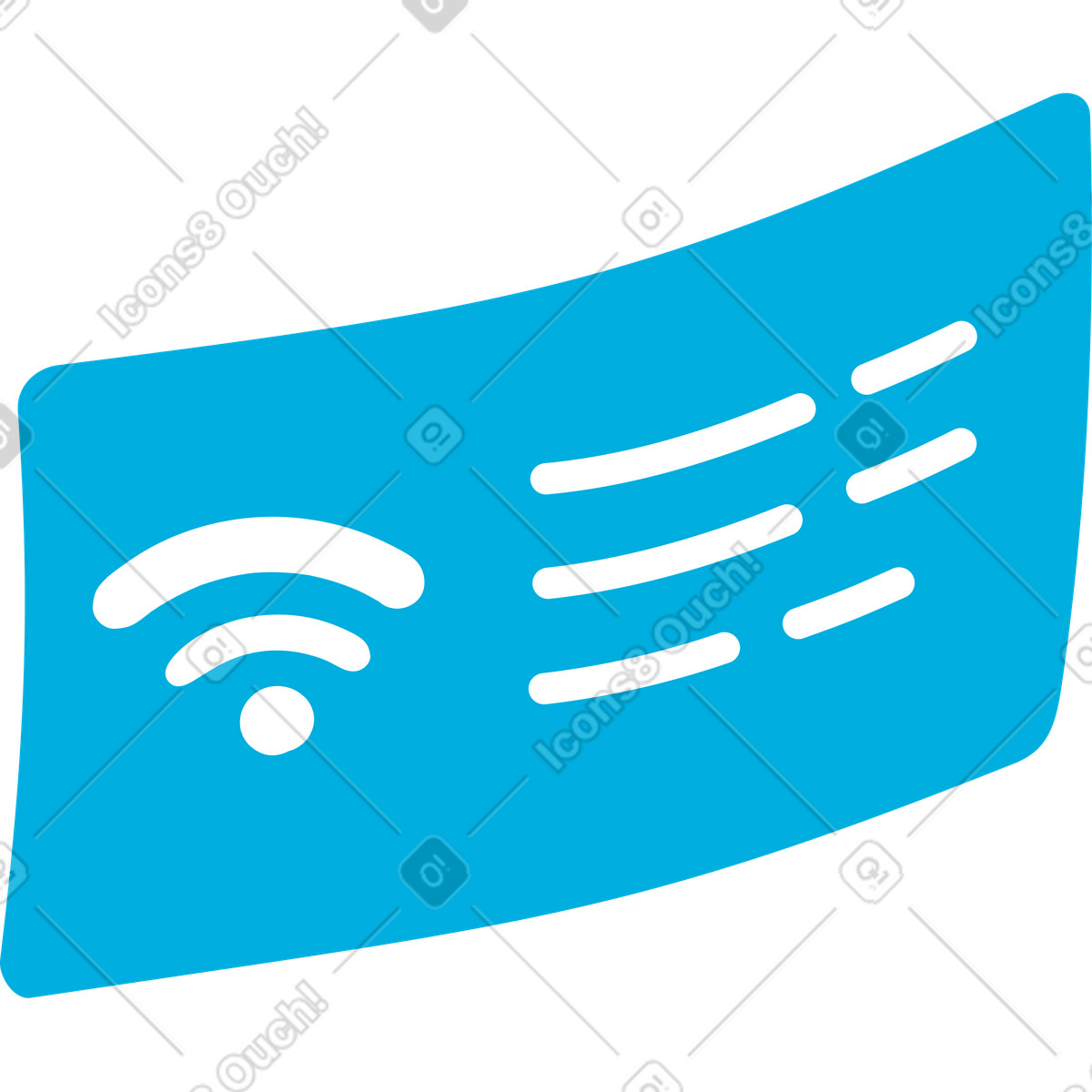 下载 Flame 风格的 Wifi screen 插画，支持 PNG、SVG 格式