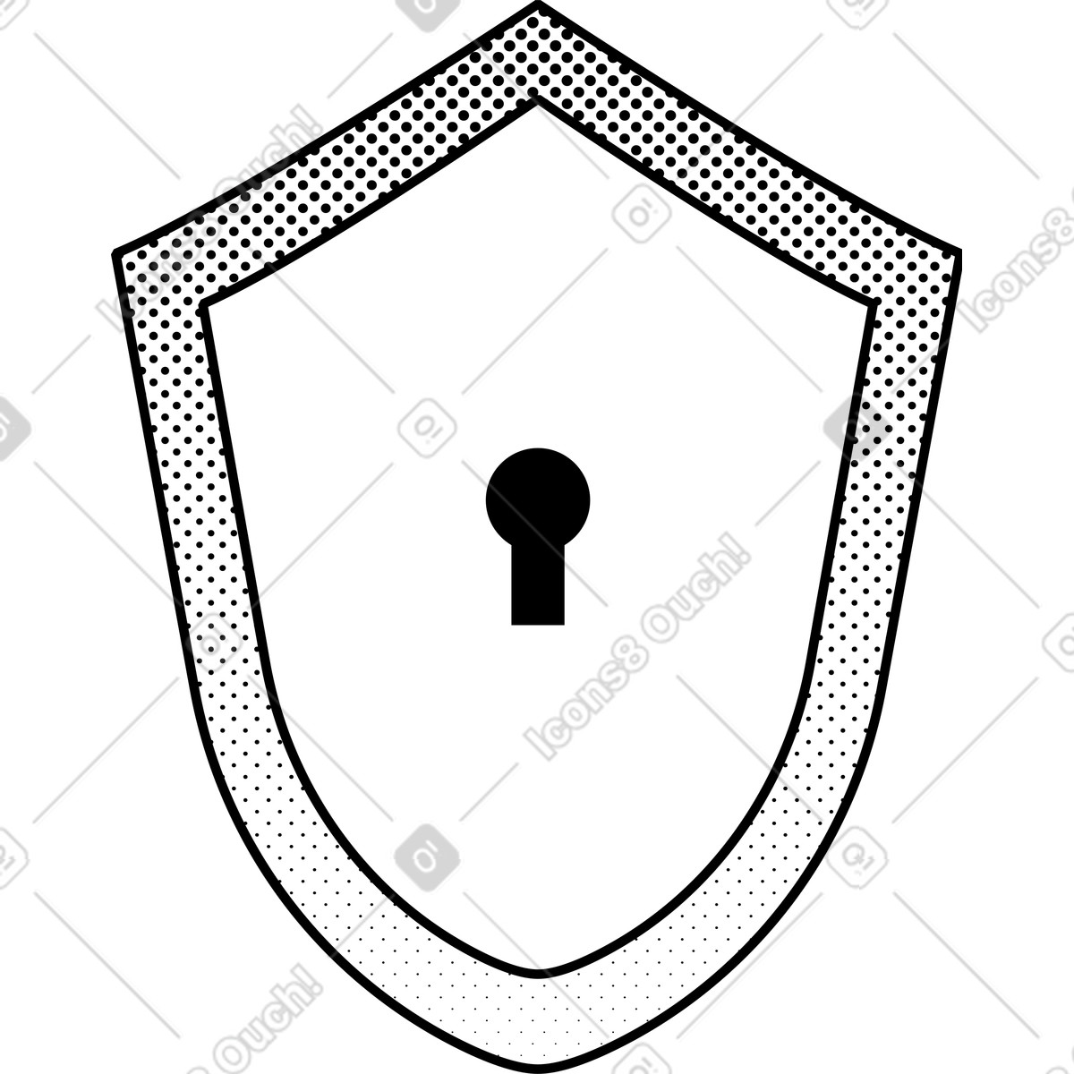下载 Memphis 风格的 屏蔽 插画，支持 PNG、SVG 格式