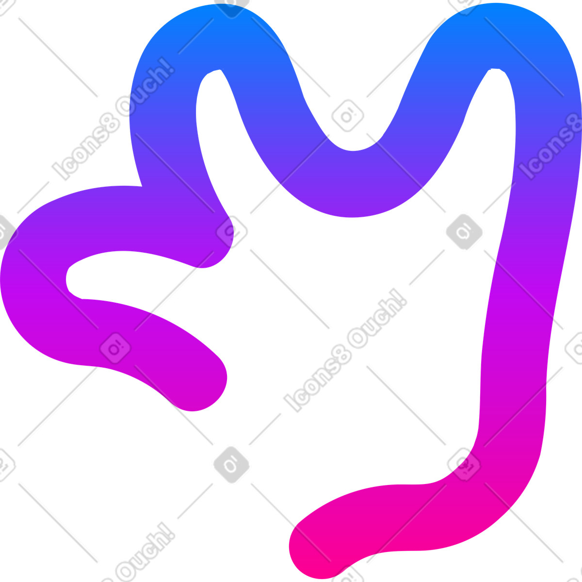 Hand illustration in Vibrant style download in PNG, SVG