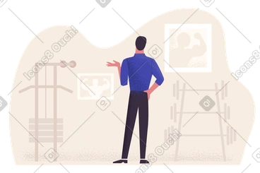 In the gym PNG, SVG
