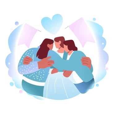 A touching scene of idols supporting each other, sharing a heartfelt moment backstage