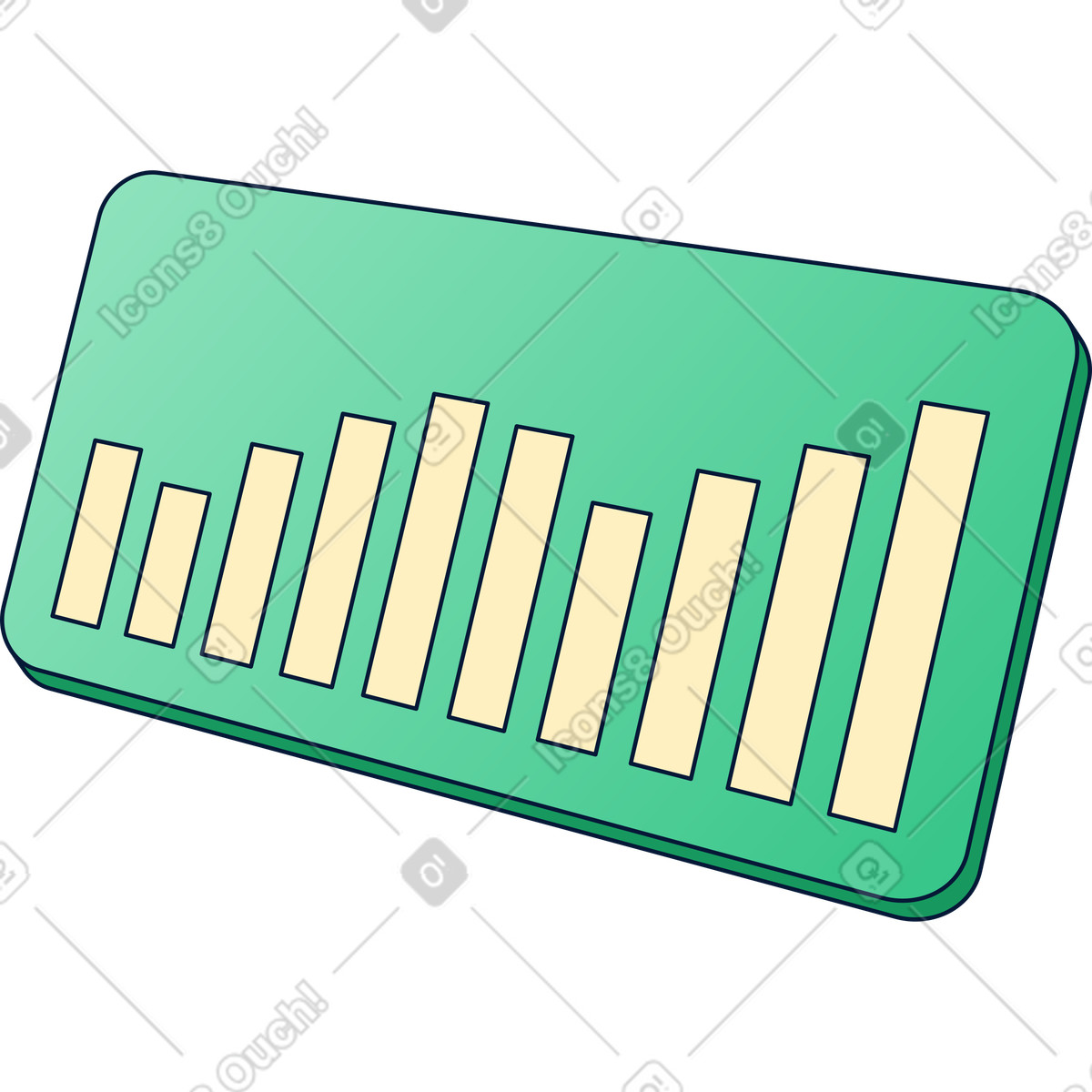 Graph frame illustration in PNG, SVG