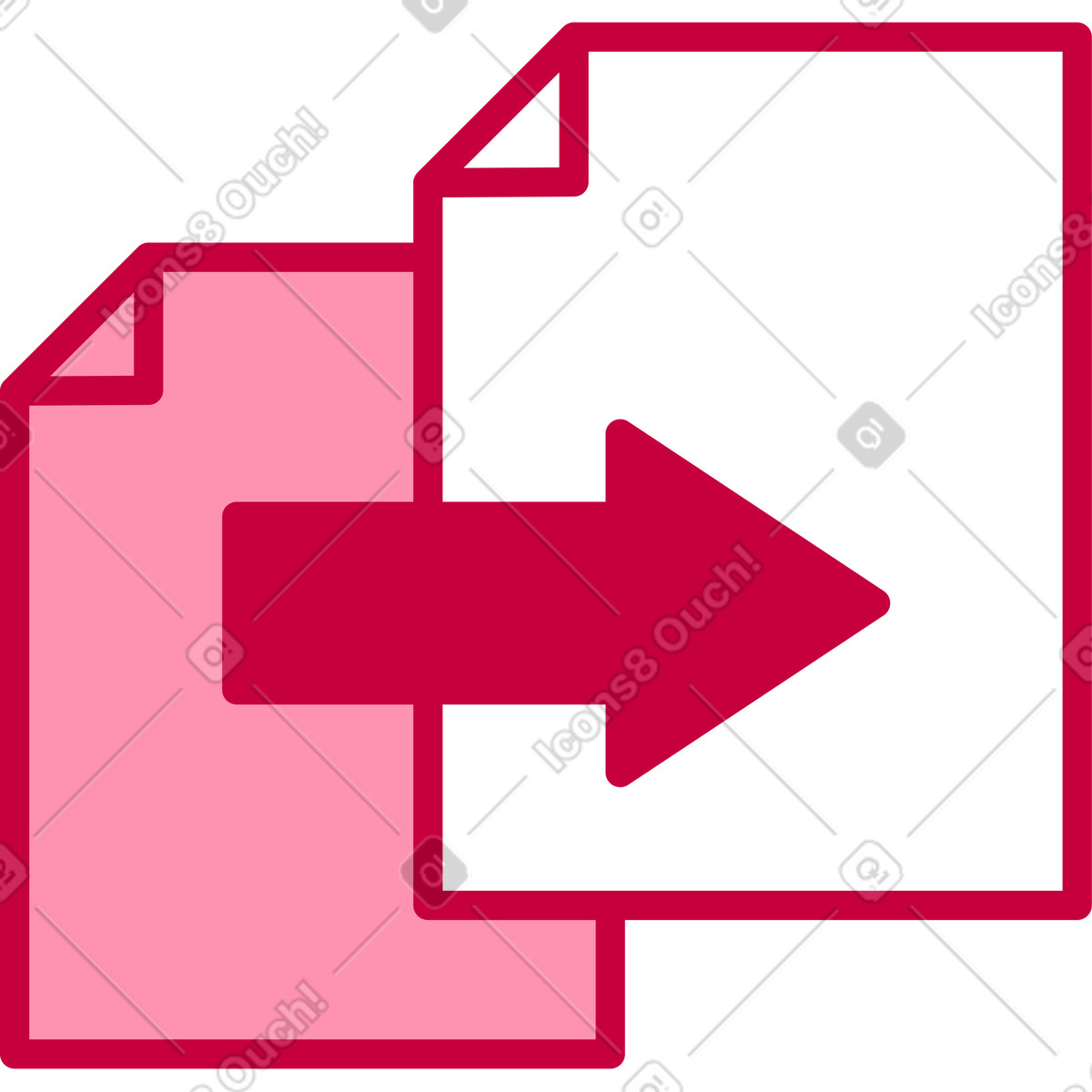 File transfer illustration in PNG, SVG