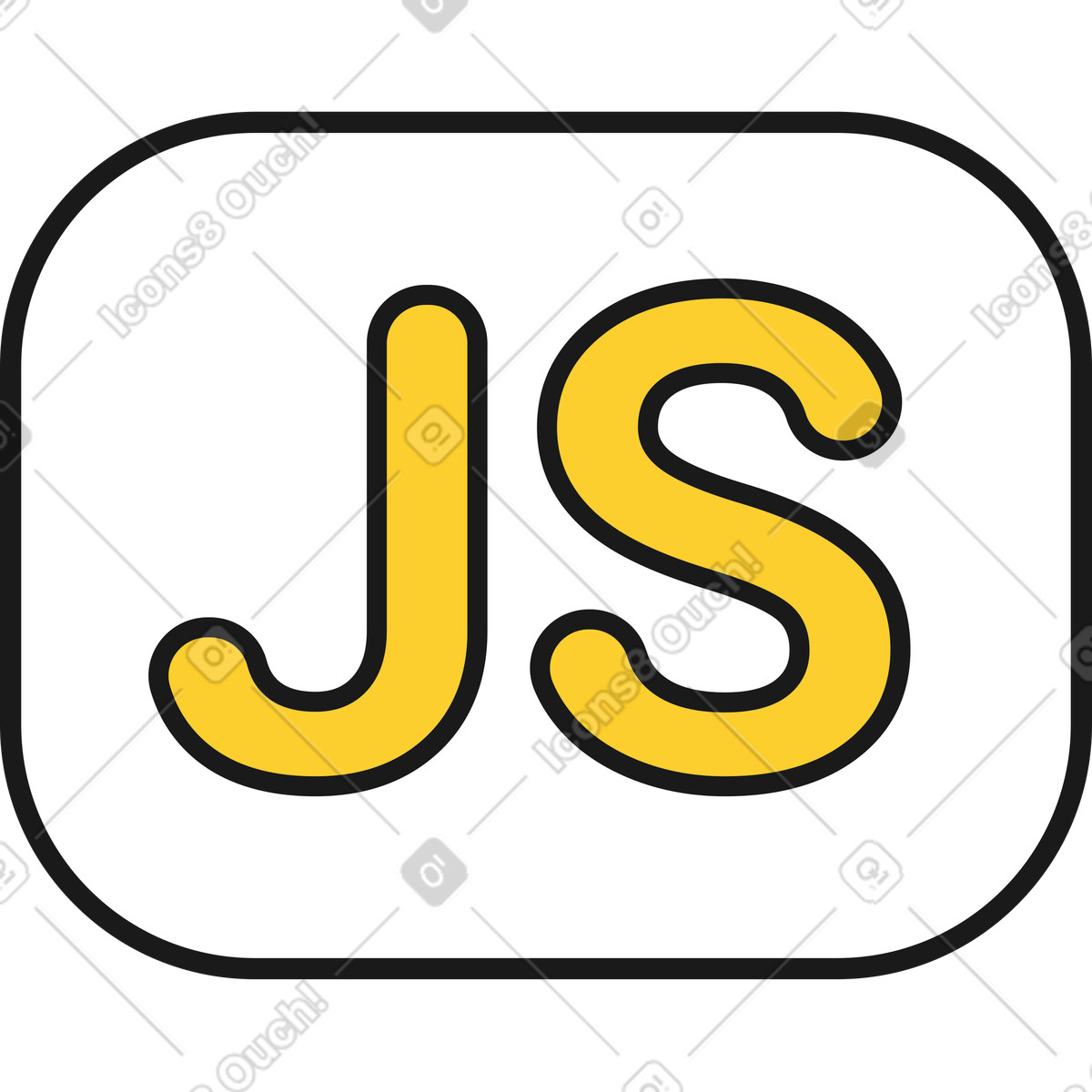 Segno dello script java illustrazione in stile Taxi scarica in PNG, SVG
