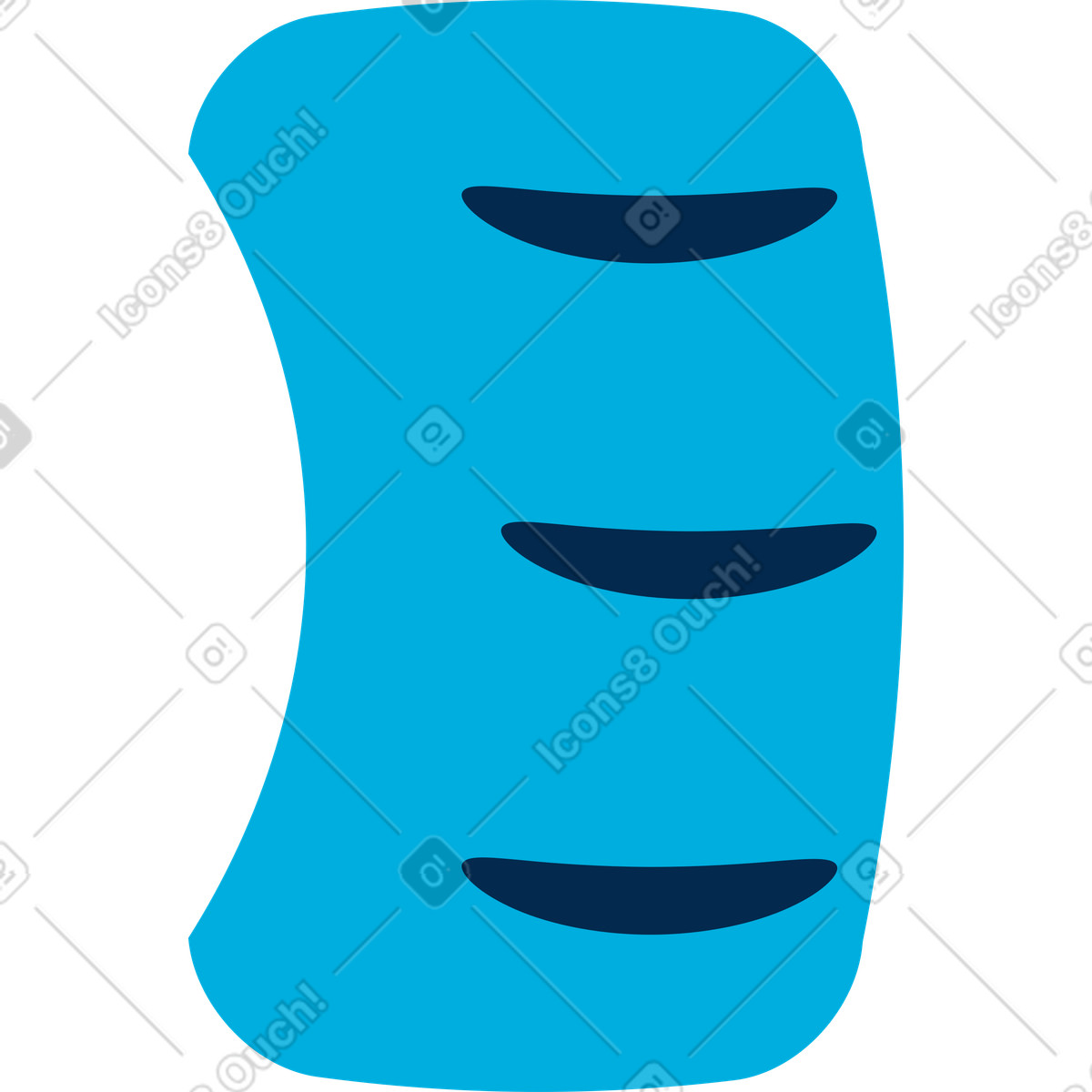 Flame スタイルの Medical mask のイラストをPNG、SVG形式でダウンロード