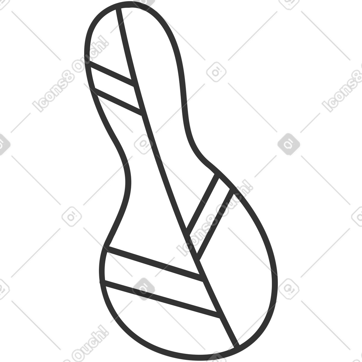 Crayon スタイルの 葉 のイラストをPNG、SVG形式でダウンロード