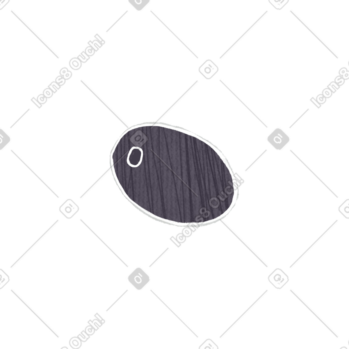 Ilustración Black olive en estilo Crafty a descargar en PNG y SVG