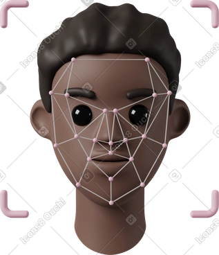 Face scan PNG, SVG
