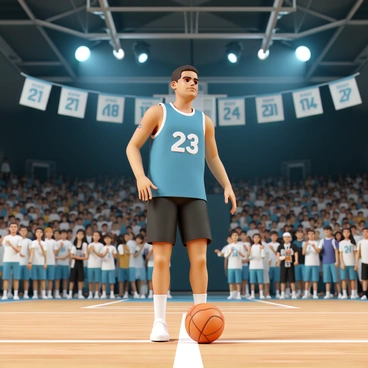 The moment of tension as a player prepares to make the final point in a close game