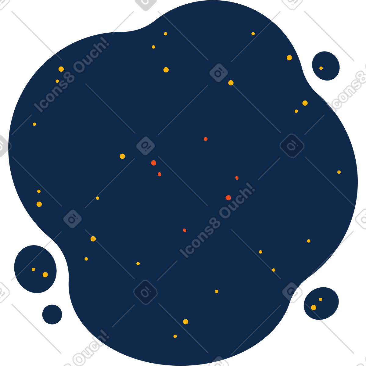 Cosmo illustrazione in stile Flame scarica in PNG, SVG