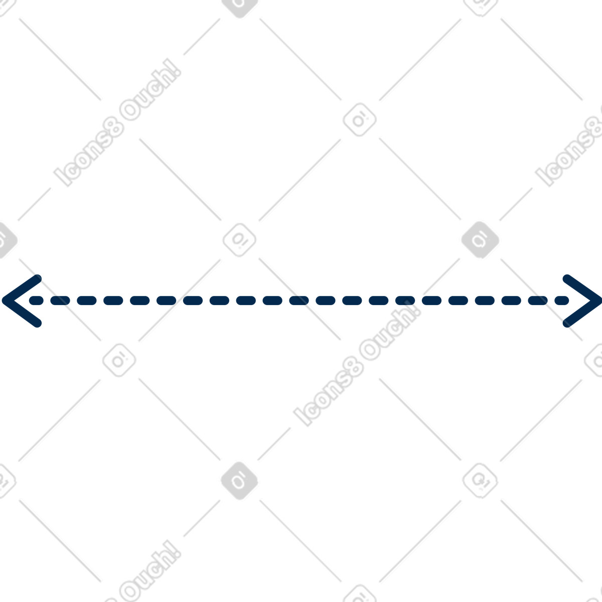 Arrow in both directions illustration Flame style download PNG, SVG
