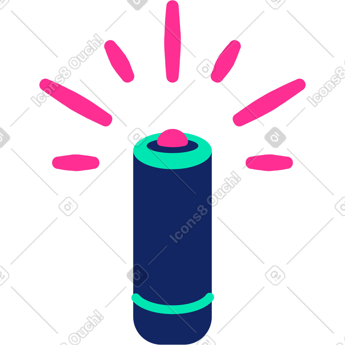 Laser pointer illustration in PNG, SVG
